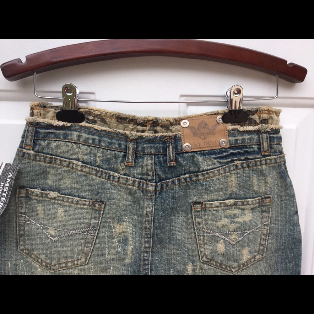 Denim Mini Skirt - Picture 4 of 4
